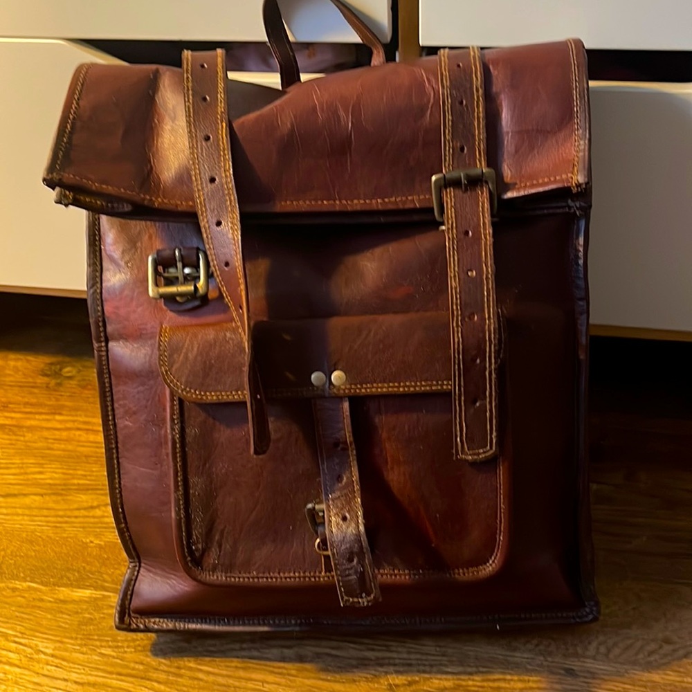 Handmade leather bag
